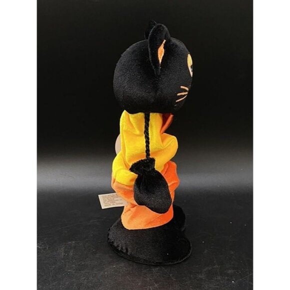 Push N Pop Halloween Alley Black Cat Candy Corn Sounds Voice Jumps - Picture 2 of 7